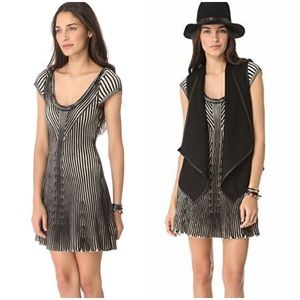 Free People BLUE Hot Off the Press Sweater Dress